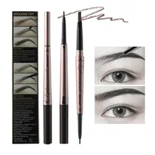 1 шт. тонкий эскиз двойная головка жидкая подводка для бровей ручка Водонепроницаемая Татуировка прочный глаз бровей косметические карандаши 4 цвета