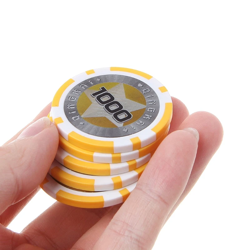 5 шт казино, фишки для покера монеты Техасский Hold'em баккарат глины карты для покера протектор