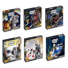 STAR WARS Blocos de Construção de Aeronaves de Transporte Do Exército Real Tropas Clone Trooper Mini Figuras Tijolos Brinquedos Compatível com legoINGly