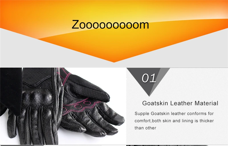 Мотоциклетные Перчатки женские s m Touch кожаные Goatskin Guantes летние велосипедные перчатки женские мотоциклетные перчатки s m otorbike Luva s m otorcycle