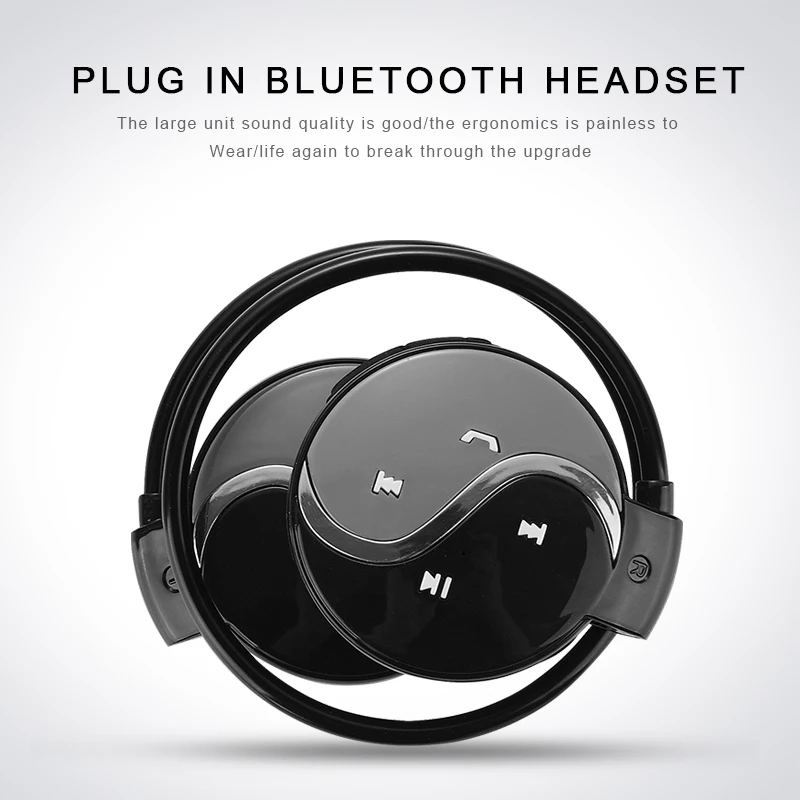 2017 The Latest Bluetooth Ear hock Sport headphone support radios