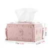 MeyJig Plastic Tissue Box Cover Napkin Storage Box Living Room Organizer Car Paper Holder Napkin Container 6