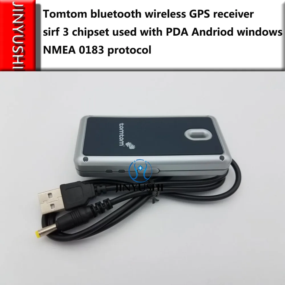 JINYUSHI для Tomtom bluetooth беспроводной gps приемник sirf 3 чипсет используется с PDA Andriod windows NMEA 0183 протокол