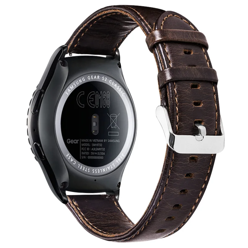 Смарт-браслет шириной 20 мм из натуральной кожи ремешок для часов Quick Release huawei watch2
