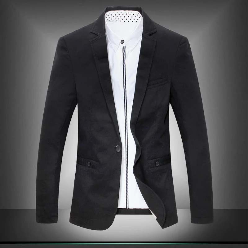Men's high quality Suit Jackets cotton wedding dress Business Casual