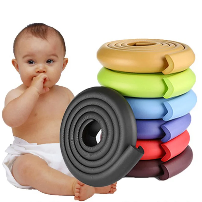 

1PC 2M Baby Safety Table Desk Edge Guard Strip Home Cushion Guard Strip Safe Protection Children Bar Strip Soft Thicken Bumper