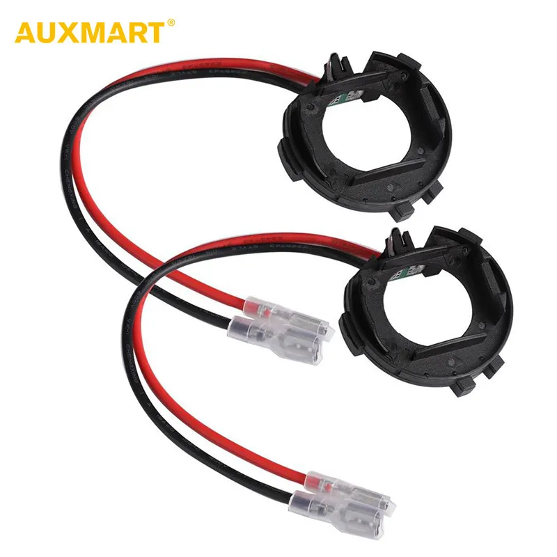 Auxmart H7 LED kit Headlights Bulb Base Holder Adapters H7 Headlamp