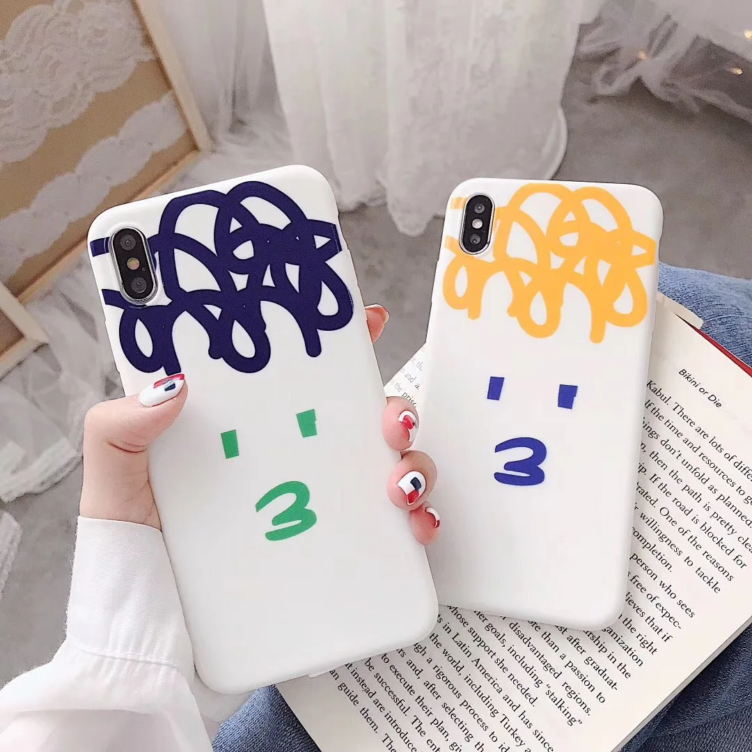 Забавный абстрактный арт линии Ретро поцелуй Мальчик Телефон чехол для iphone Xs MAX XR