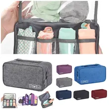 Аксессуары для путешествий бюстгальтер нижнее белье одежда органайзеры упаковка коробка 6 цветов Нижнее белье носок сумка для хранения