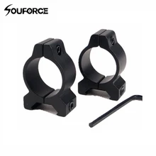 25,4 мм кольцо прицел Крепление подходит 20 мм рельсы для винтовки прицел и фонарик для фонарика/лазера/прицел охота