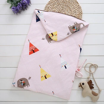 

Baby Swaddle Newborn Infant Sleepsacks Quilt Cover Envelope For Discharge Cute Cartoon Printed Baby Care Blankets For Kids