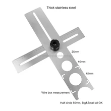 Многофункциональная плитка локатор Дырокол Tapper Регулируемая плитка фиксация украшения аксессуар компоновка инструмент для строительства