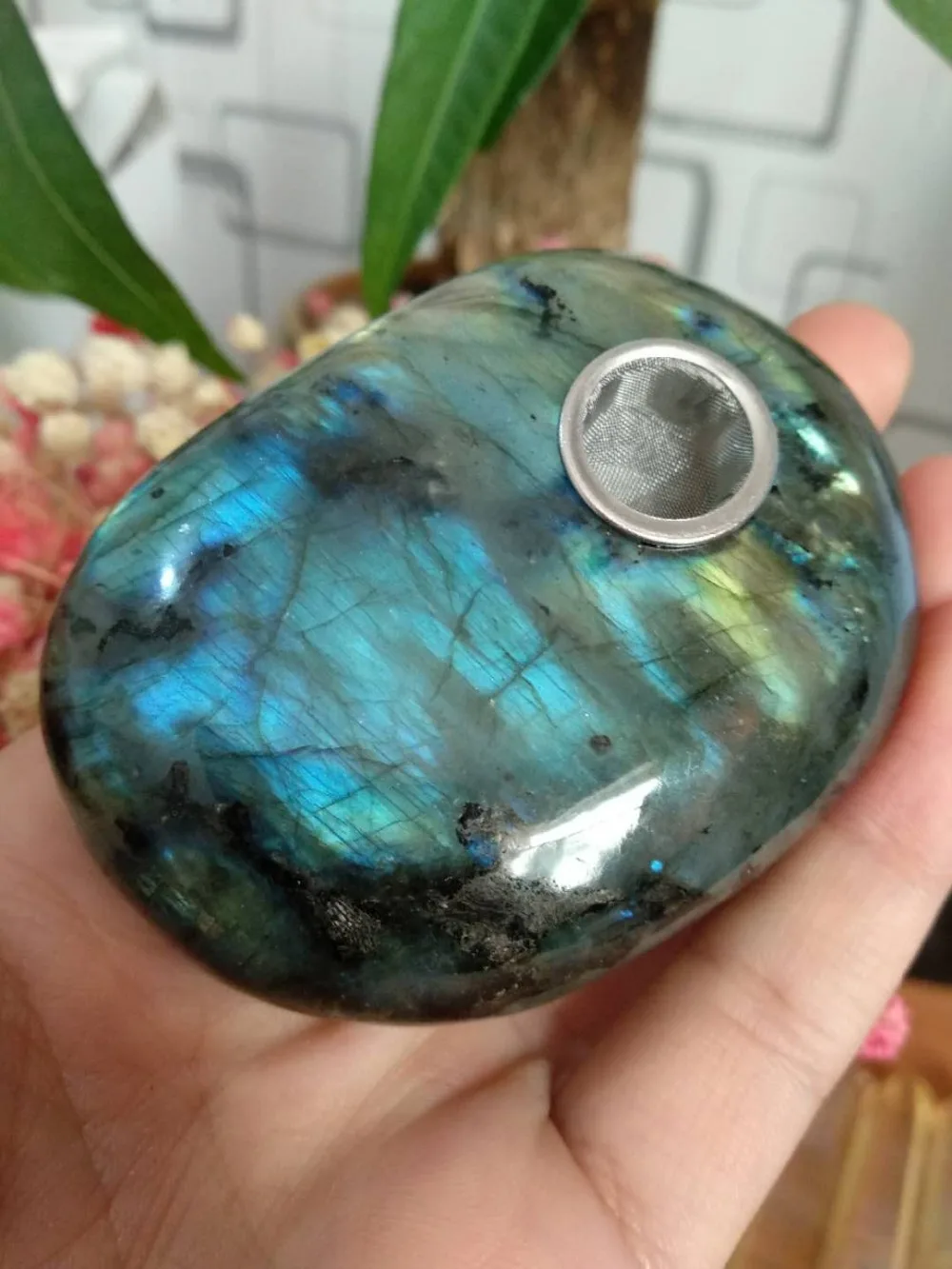 100-Natural-Labradorite-Quartz-Crystal-Smoking-Pipe-Stone-with-Hole-Healing-Rainbow-Crystal-Pipe-Gemstone-Gift