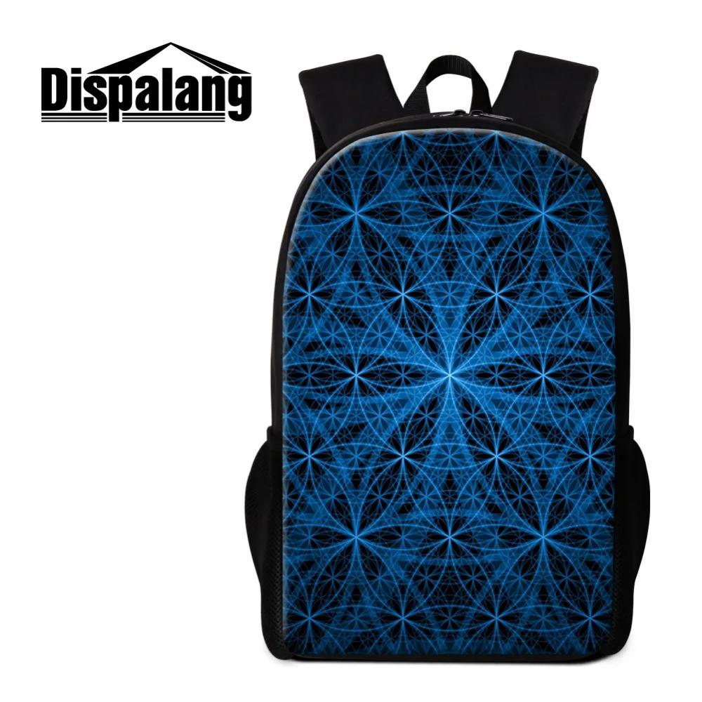 Dispalang Kids School Bags Circle Striped Men Women Backpacks Girls Boys School Backpack Children Schoolbag Mochila Bookbag bookbags-for-girls