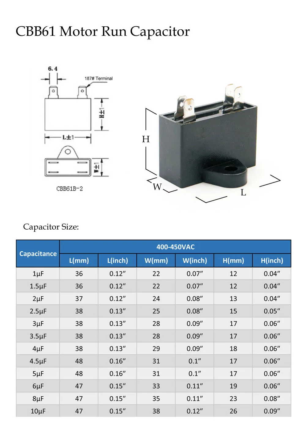 CBB61 450V