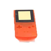 Многоцветный Пластиковый корпус Обложка кожи для Gameboy цвет GBC Gmae консоли - Цвет: A4 Clear Orange