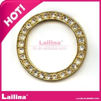 

new gold crystal rhinestone buckle