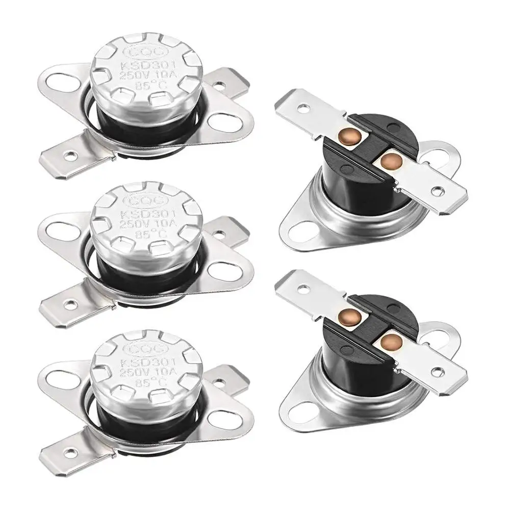 3 X KSD301 N//S 0-225 C 10A normalmente abierto Temperatura Interruptor Klixon no 3PK
