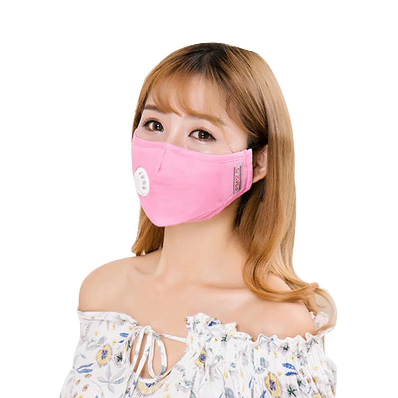 

Anti Dust Face Masks Cotton pm2.5 Earloop Activated Carbon Filter Mouth-muffle Mask Dustproof Valve Face Mouth Masks Solid