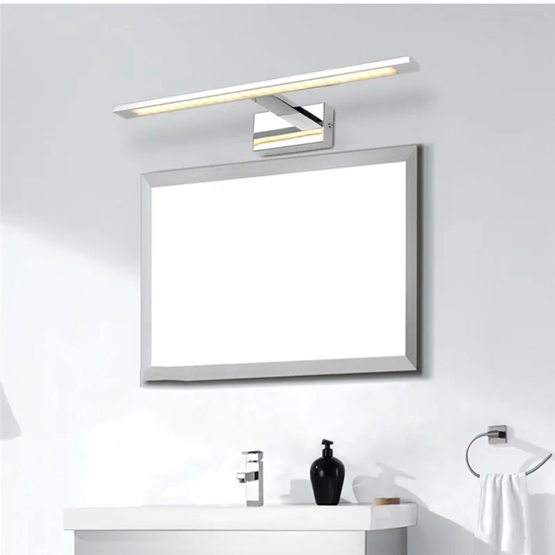 

Wall Lamps waterproof 48CM 10W Led mirror light indoor modern bathroom wall lamp AC85-265V Stainless lighting Wall mounted lamp