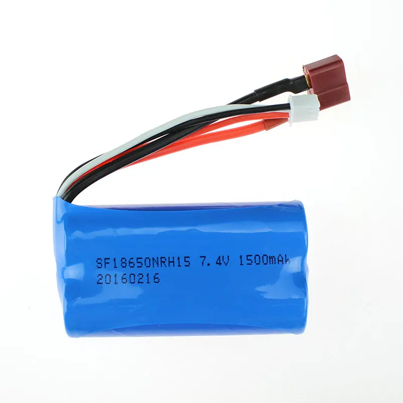 1 12 RC Car Spare Parts WL 12423 12428 Battery 7 4V 1500mAh T Plug