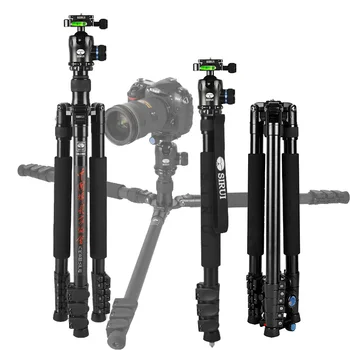 

SIRUI En2004 Aluminum Tripod For Camera Portable Monopod K20X Ball Head 4 Joint Carrying Bag Max Loading 14KG DHL Free Shipping