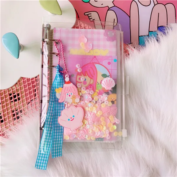 

Korea Kawaii A6 Loose Leaf Diary Planner Notebook Journal Hand Book To-Do It Memo Note Kids And Girls Birthday Gift