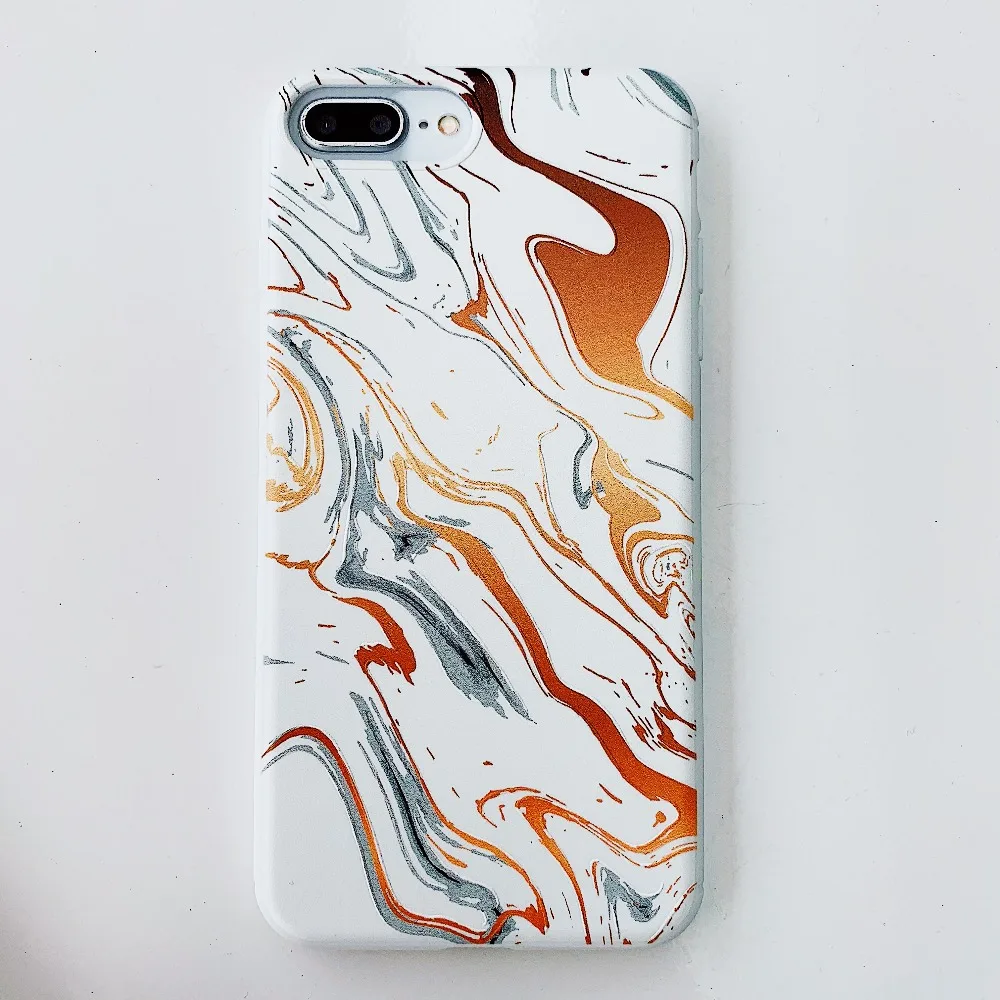 Роскошный чехол для iphone XS XR Max с абстрактным искусством мягкий силиконовый из ТПУ