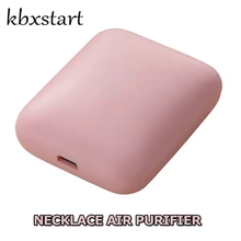 Kbxstart миниатюрное ожерелье очиститель воздуха портативный воздушный фильтр свежий очиститель воздуха анион ионный очиститель воздуха озоновый ионизатор очиститель