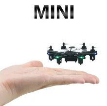 MINI wireless RC drone HJ812 2.4G 6 rotor 3D stunt roll anti fall pocket remote control helicopter kidsRC toy model best gift