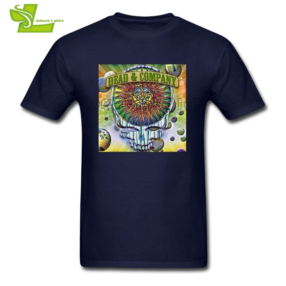 Футболка мужская с надписью Dead and Company популярная тренировочная тенниска grateful dead