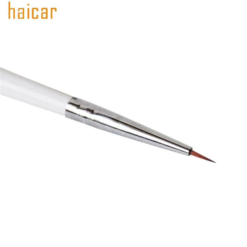 

HAICAR ColorWomen 1pc High Quality Engraving Nail Art Brush Sable Nail Art Painting Brush 3D Pen White 160729