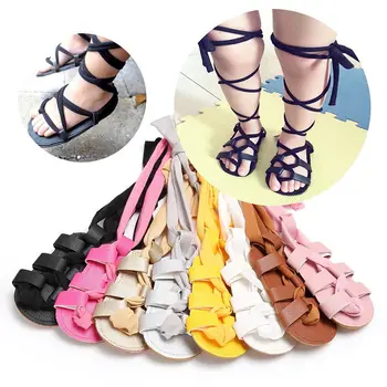 

Newborn Baby Toddlers Girl Gladiator Sandals For Kids Shoes