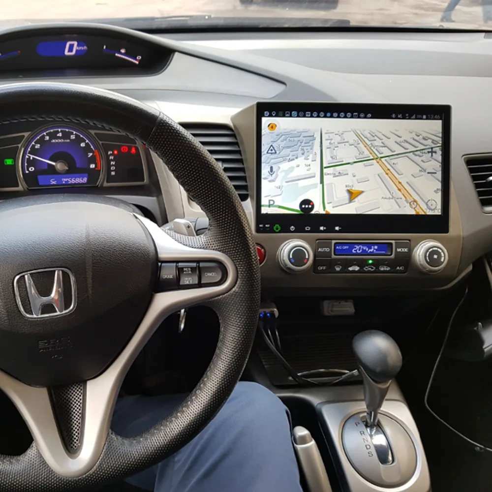 Автомобильный GPS плеер Dasaita 10 2 дюйма Android 9 0 для Honda Civic 2006 2011 + 16 ГБ четырехъядерный