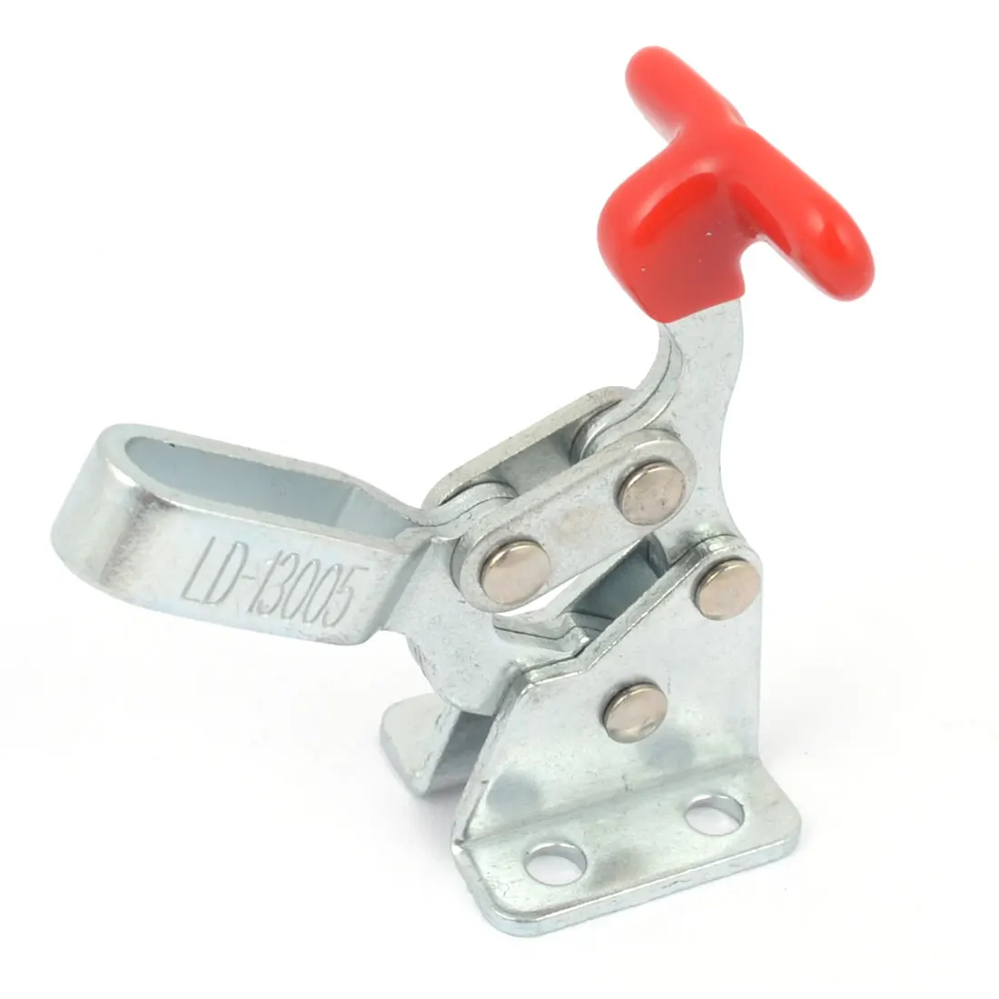 

UXCELL Ld-13005 680N Capacity Red Plastic Wrapped Handle Quick Holding Vertical Type Toogle Clamp