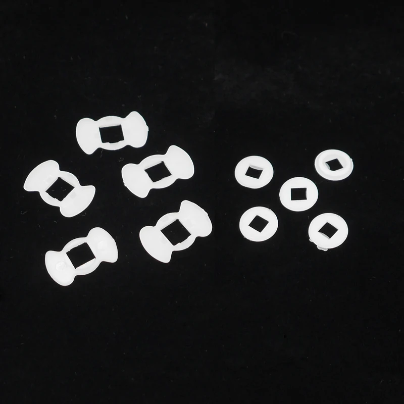 

8.2mm(D) White Plastic Insulation Gaskets for Cree XP-L LED,15.6mm(L) White Plastic Insulation Gaskets for Cree XM-L XM-L2 LED