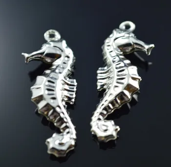 

Free shipping,Sea Horse Crafted Charm Bead Pendant