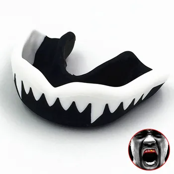 

HOTProfessional Soft EVA Mouth Guard Adult Karate Muay Safety Mouth Protective Teeth Guard Sport Football Basketball Thai Boxing