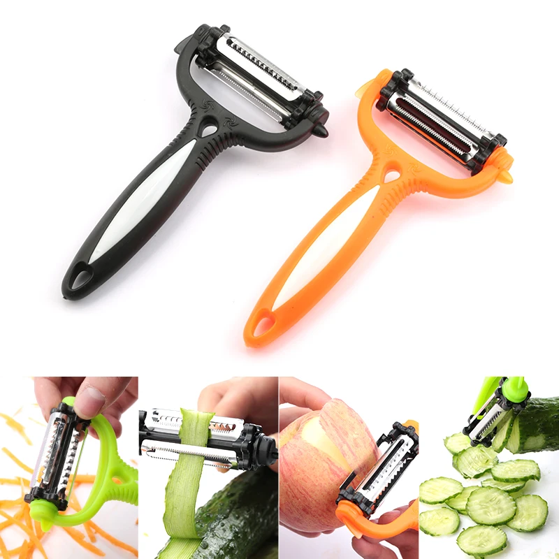 

Fruit Vegetable Peeler Stainless Steel Julienne Peeler Cutter Potato Carrot Peeler Grater Cleaning Kitchen Accessories Gadget