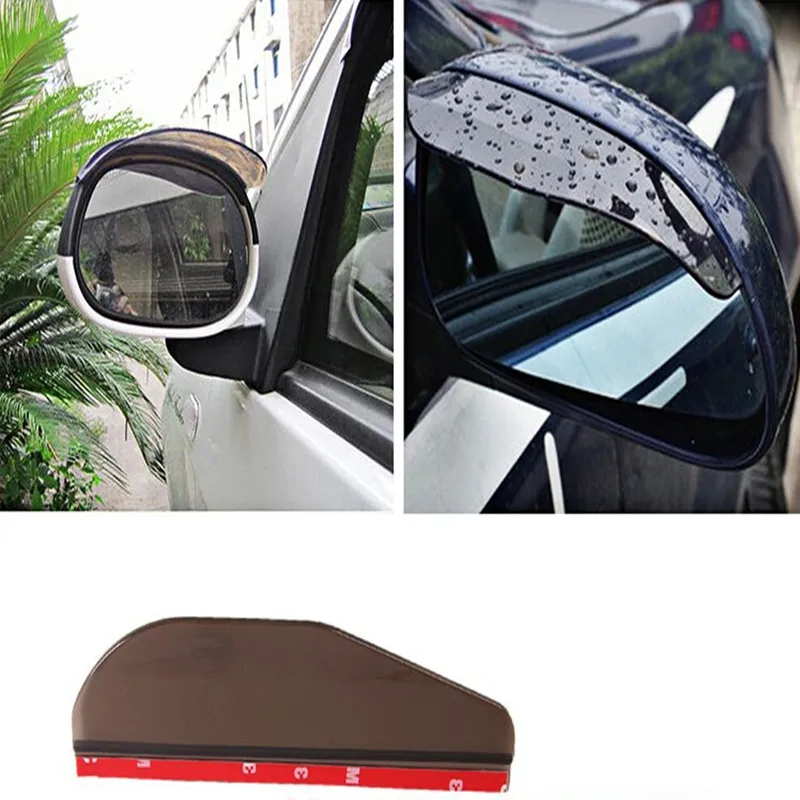 

1Pcs Car Rear View Mirror Weatherstrip Flexible Rear View Mirror Anti Rain Guard Shade Auto Rain Eyebrow Auto Car Styling