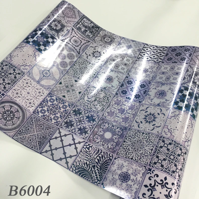Anti-oil Wall Stickers High temperature Anti-oil paste kitchen Self-adhesive foil waterproof bathroom wall stickers B6002-06