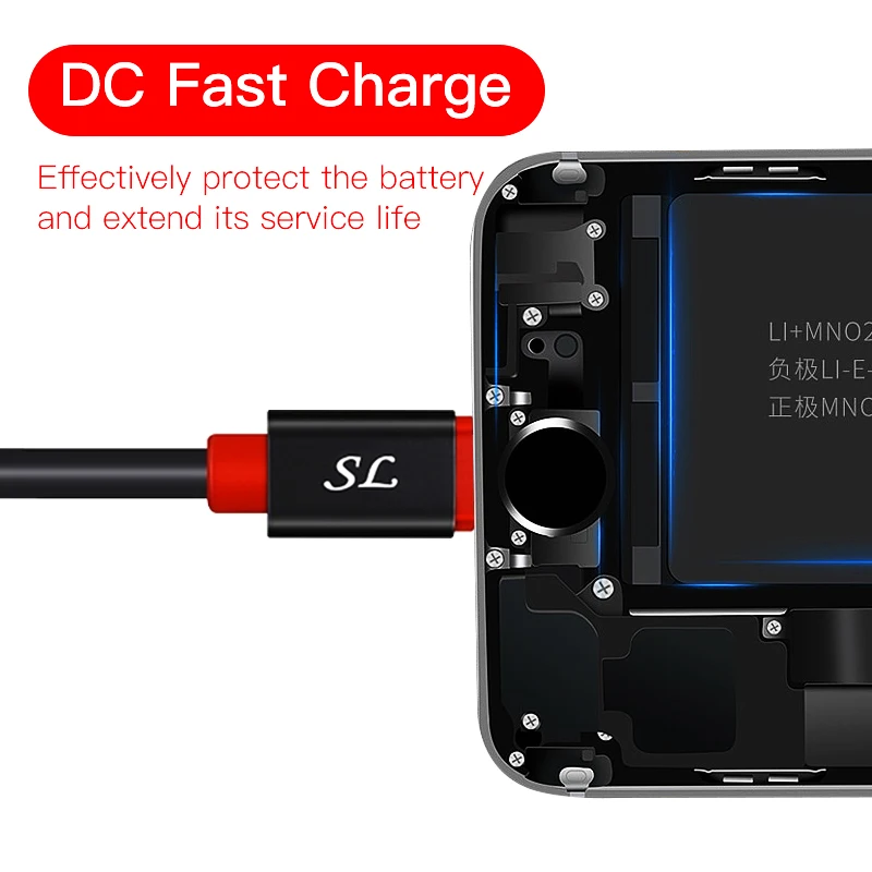 Кабель USB 3 0 Type C для быстрой зарядки и передачи данных Huawei Samsung Galaxy S9 xiaomi redmi note 7