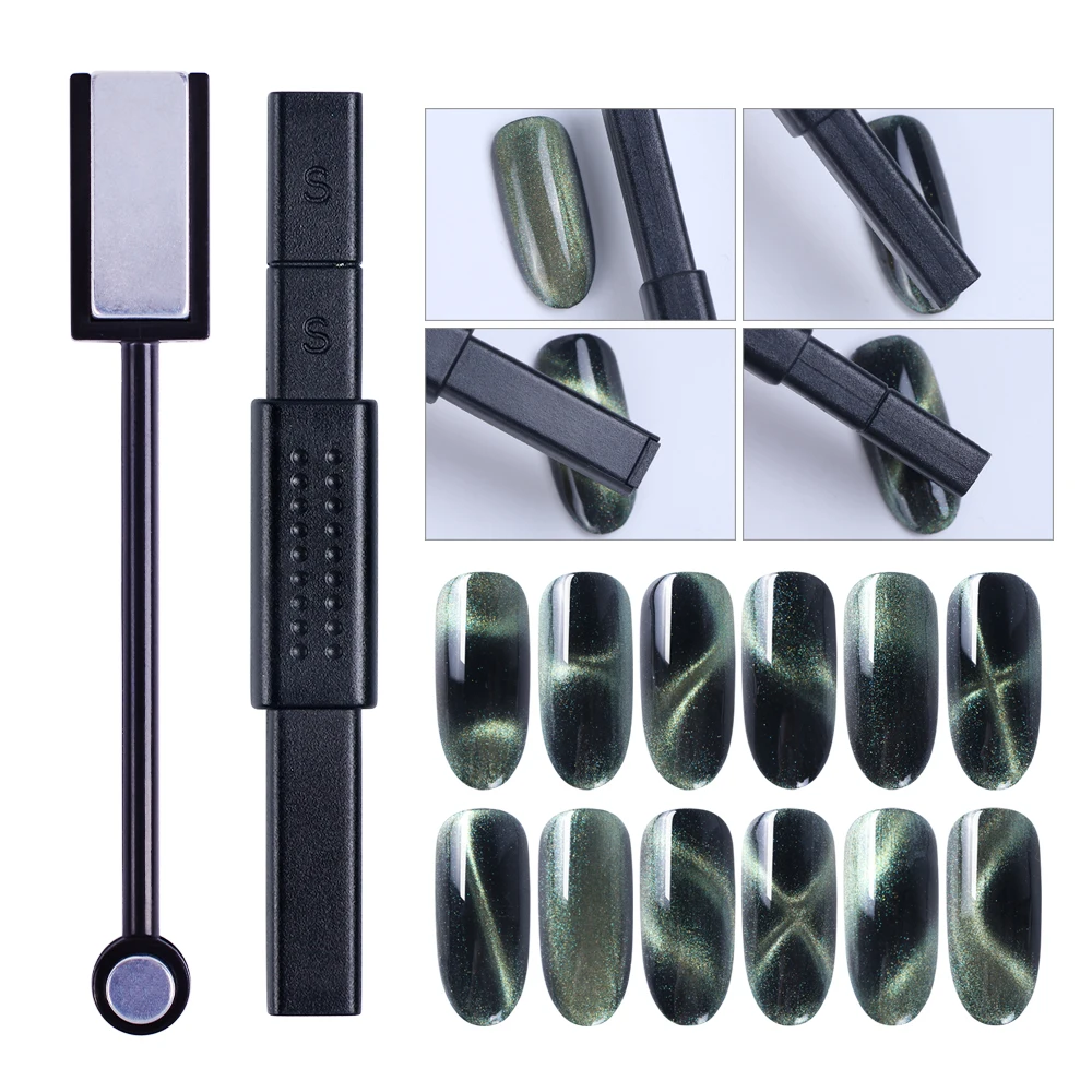 

1pcs Cat Eyes Gel Magnetic Stick Strong Magnet Board For 5D Cat Eye Effect Magic UV Gel Polish Painting Nail Art Tools LA948