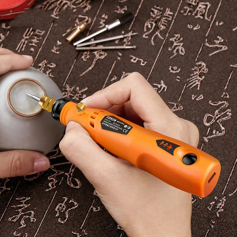  3.6V Electric Drill Grinder Machine Mini Jade Carving Pen for Polishing Dremel Rotary Tools Mini El