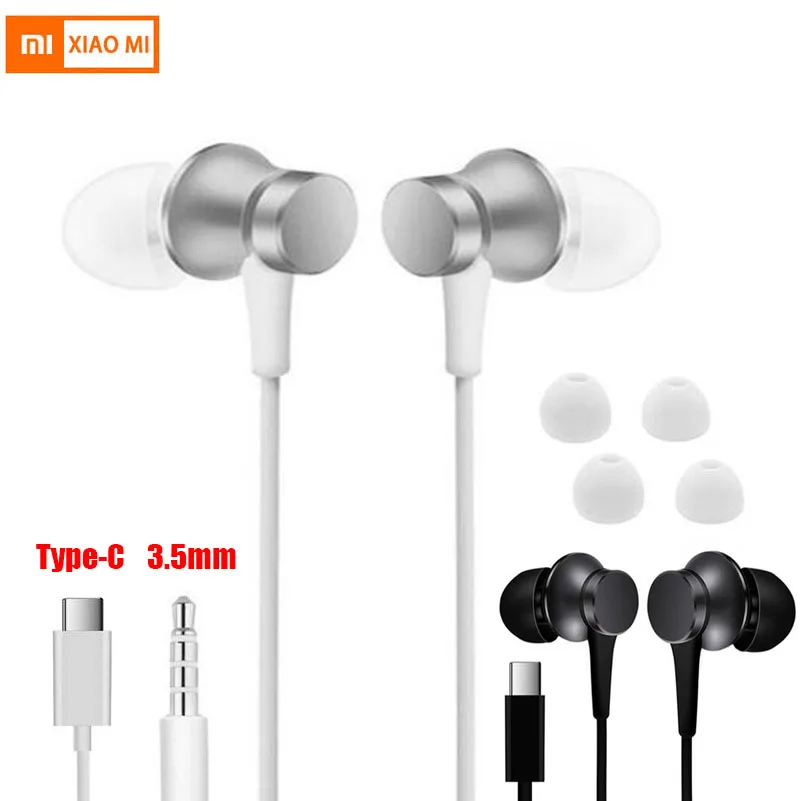 

Xiaomi Piston 3 Earphones USB Type-C 3.5mm In-Ear with Mic Control Headset for Xiaomi Mi 6 8 HUAWEI Mate 10 20 Pro X RS P20 Pro