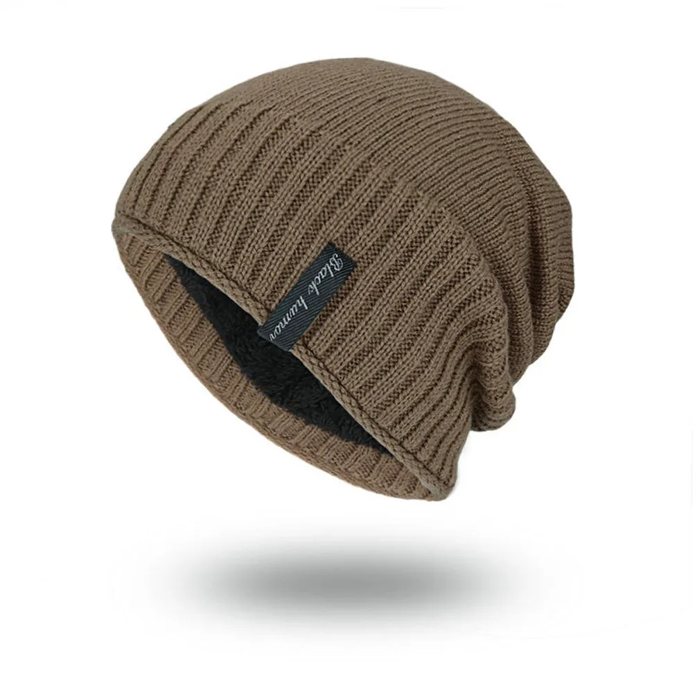 Шапочки для мужчин, вязаная шерстяная шапка, Зимняя мужская шапка Skullies, мужская шапка, зимняя теплая шапка pello#800