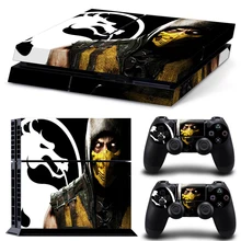 Защитное ПВХ покрытие Mortal Kombat X наклейка на чехол для Sony PS4 Playstation 4