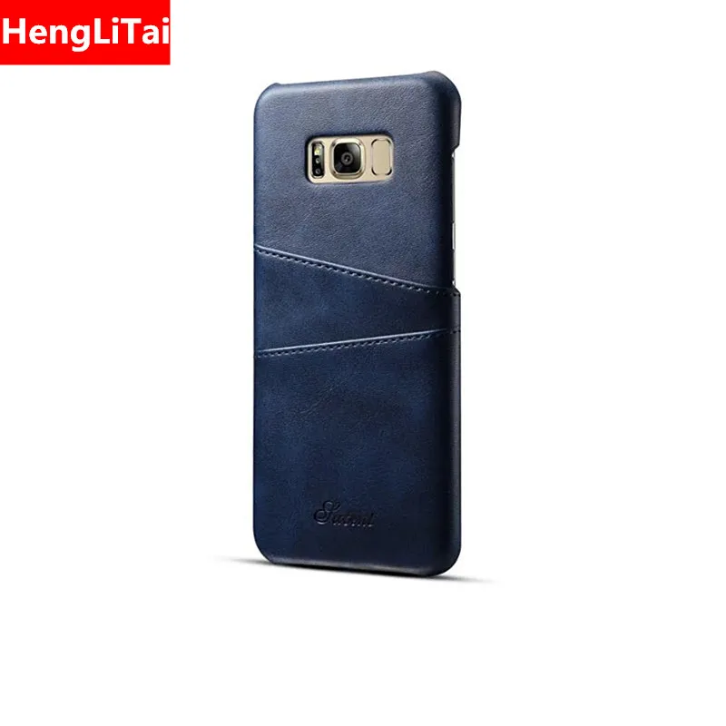

HengLiTai Case For Samsung Galaxy S8 S8Plus Cases Cover Leather Luxury Wallet Card Slots Soft Back Capa For samsung S8 Fundas