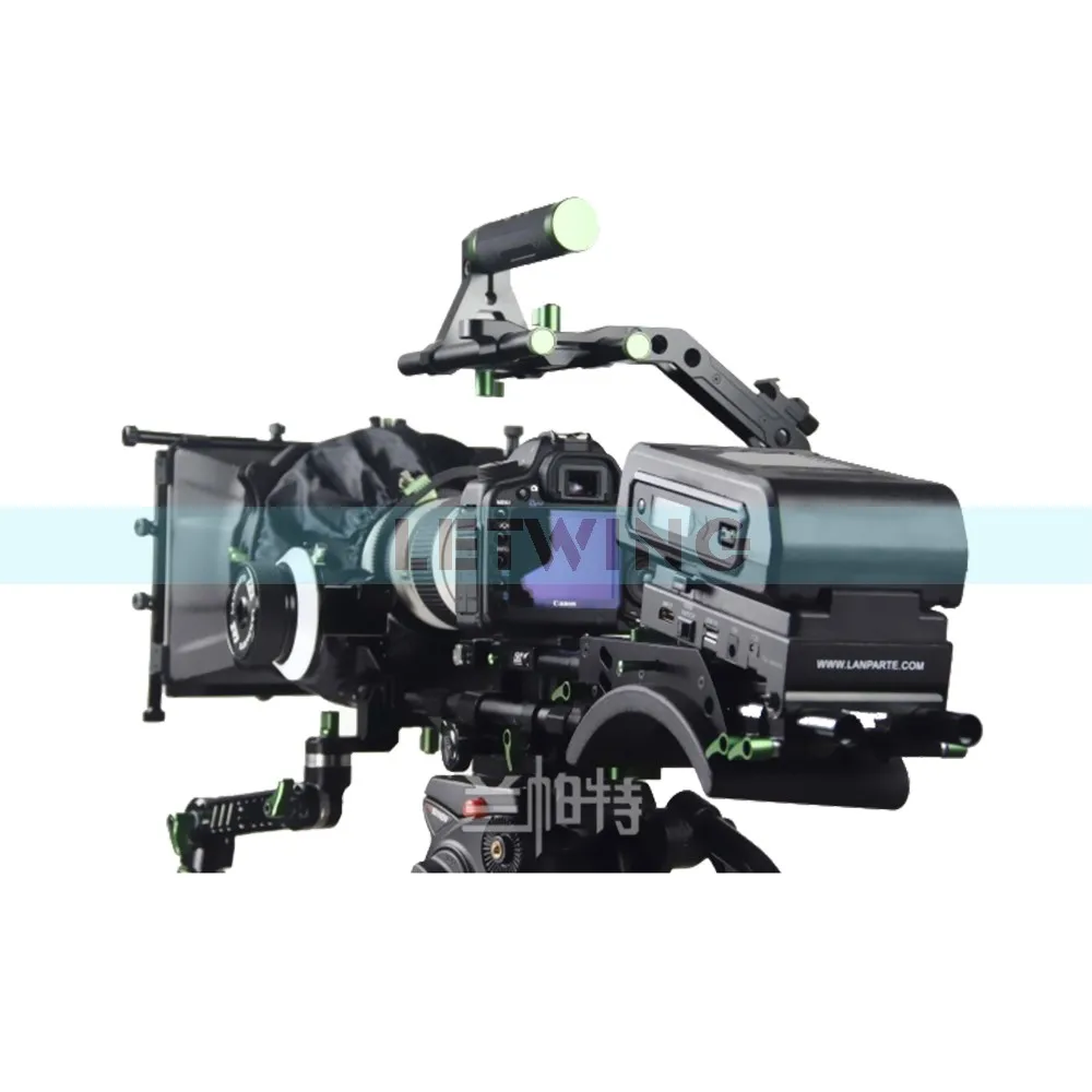 US $2.340.00 Lanparte PK02 Pro DSLR Camera Complete Rig With Monitor Follow Focus Matte Box