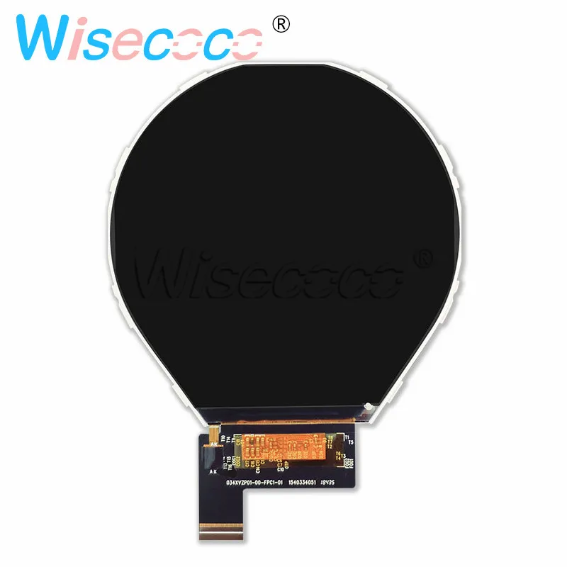3.4 inch ips round LCD display 800800 screen with hdmi to mipi controller board for smart watch monitor2